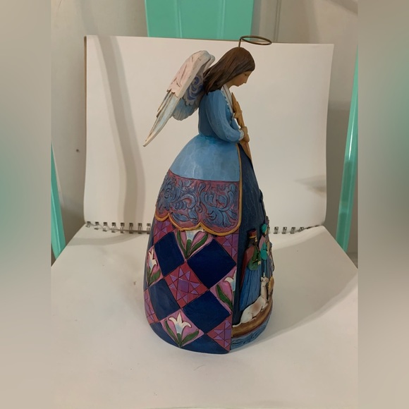 2017 Jim Shore Nativity Angel “Unto Us A Son Is Given” - Picture 2 of 8